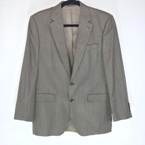 Ralph Ralph Lauren Blazer Mens 42L Brown Silk Wool Sport Coat Suit Casual Preppy
